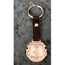 Colt MFG.co. Watch Fob Black Strap and Key Chain